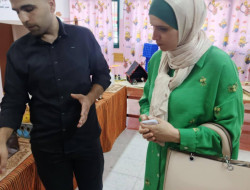 سلطة الطاقة تشارك في معرض علمي حول اعادة التدوير في مدرسة محمد الشيخ تفاحة الثانوية للبنات في نابلس