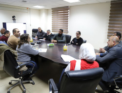 سلطة الطاقة والموارد الطبيعية تعقد اجتماعًا مع برنامج الأمم المتحدة الإنمائي (UNDP) لمتابعة مشروع WEF nexus آبار المياه التي تعتمد على الطاقة الشمسية في التشغيل في الضفة الغربية.