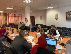 مشاركة سلطة الطاقة والموارد الطبيعية في اجتماع اللجنة العليا لجداول التشكيلات الذي نظمه ديوان الموظفين العام.