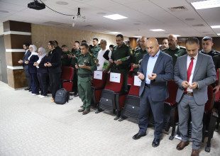 سلطة الطاقة تنظم ورشة عمل لضباط ومهندسي الامن الوطني حول كفاءة الطاقة والطاقة المتجددة.