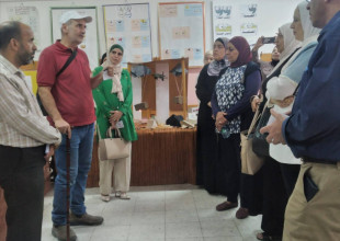 سلطة الطاقة تشارك في معرض علمي حول اعادة التدوير في مدرسة محمد الشيخ تفاحة الثانوية للبنات في نابلس