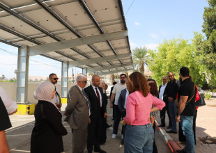 وفد من سلطة الطاقة والبنك الدولي يزور محافظة أريحا ضمن مشروع Aspire ويطلع على مشاريع الطاقة المتجددة