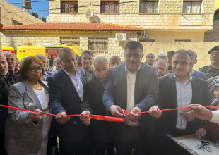 رئيس سلطة الطاقة يشارك في افتتاح مستوصف عسكر بولدر الطبي في نابلس.
