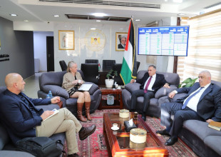 رئيس سلطة الطاقة يبحث مع برنامج الأمم المتحدة الإنمائي UNDP دعم مشاريع إعادة اعمار قطاع الطاقة في غزة ومشاريع الطاقة المتجددة.