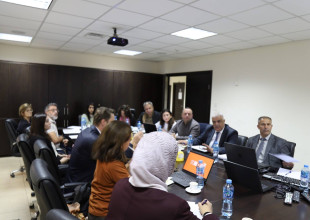 لجنة البنية التحتية الأوروبية الفلسطينية تعقد  اجتماعها الدوري وذلك في إطار تعزيز الشراكة الاستراتيجية والتعاون بين الجانبين.