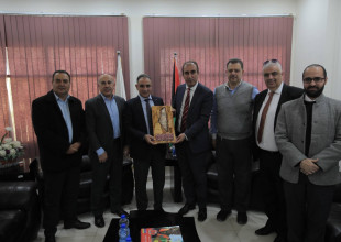 رئيس سلطة الطاقة يلتقي رئيس جامعة فلسطين التقنية لبحث التعاون المشترك