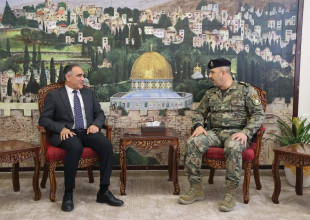رئيس سلطة الطاقة  يلتقي قائد قوات الامن الوطني لبحث التعاون المشترك بين الطرفان