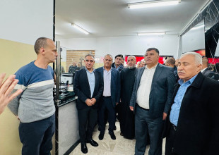 رئيس سلطة الطاقة يشارك في افتتاح مستوصف عسكر بولدر الطبي في نابلس.