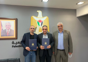 رئيس سلطة الطاقة ومدير عام كهرباء طوباس يوقعان اتفاقية لربط انظمة الطاقة الشمسية