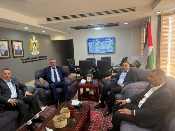 رئيس سلطة الطاقة يستقبل قائد جهاز الارتباط العسكري