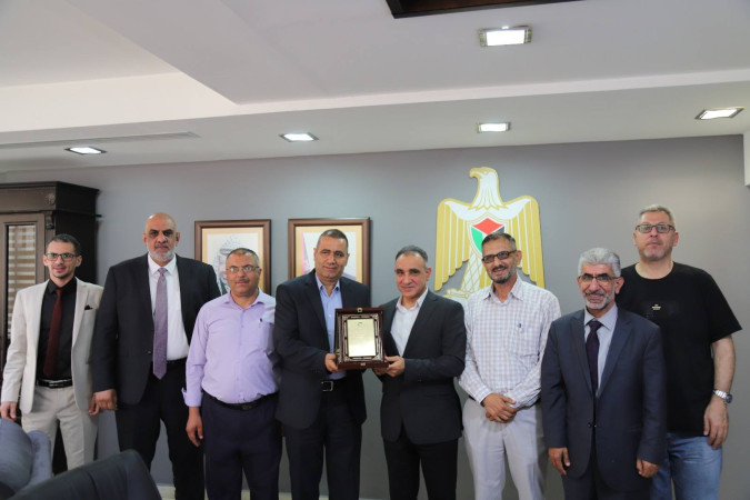 رئيس سلطة الطاقة يستقبل مجلس ادارة الشركة الفلسطينية لنقل الكهرباء