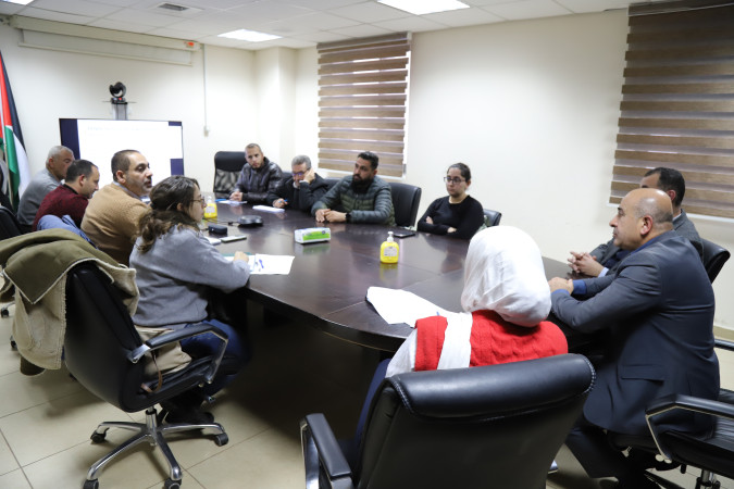 سلطة الطاقة والموارد الطبيعية تعقد اجتماعًا مع برنامج الأمم المتحدة الإنمائي (UNDP) لمتابعة مشروع WEF nexus آبار المياه التي تعتمد على الطاقة الشمسية في التشغيل في الضفة الغربية.