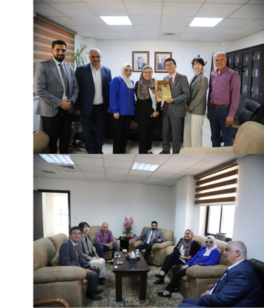 سلطة الطاقة والموارد الطبيعية تكرم ممثل الوكالة اليابانية للتعاون الدولي (JICA ).